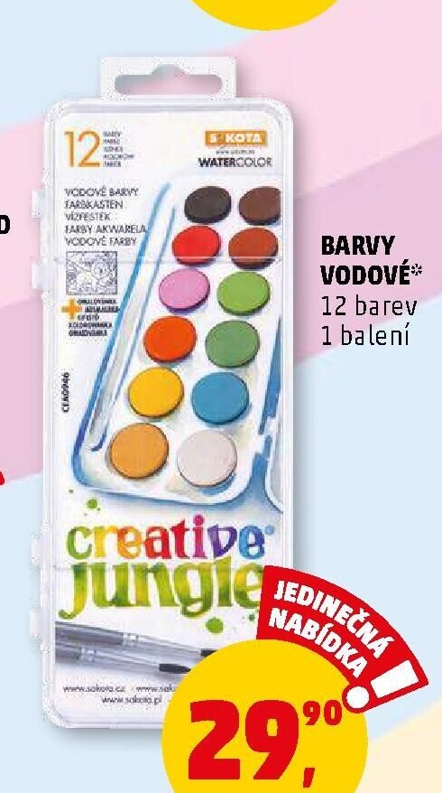 BARVY VODOVÉ