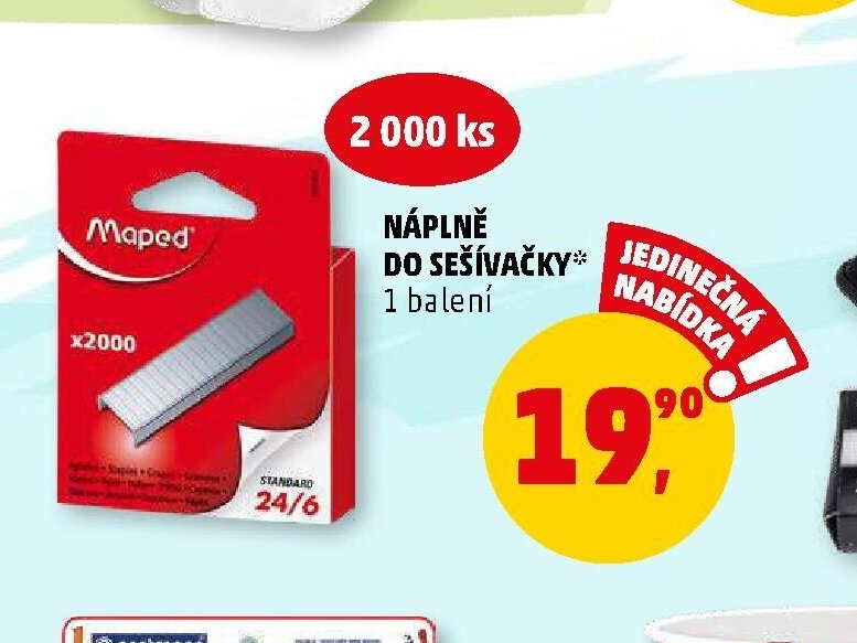 Náplně do sešívačky