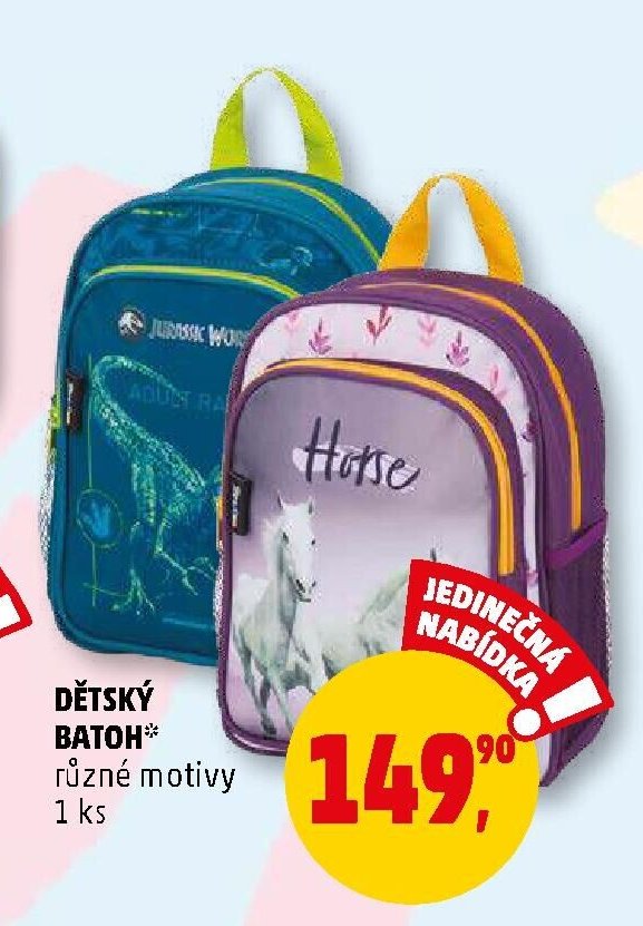 DĚTSKÝ BATOH
