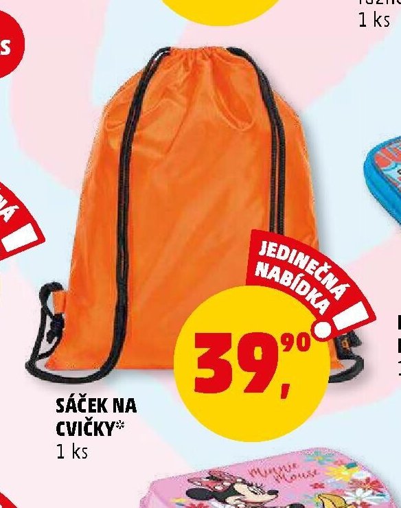 SÁČEK NA CVIČKY