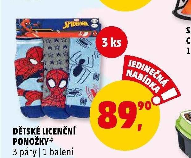 DĚTSKÉ LICENČNÍ PONOŽKY