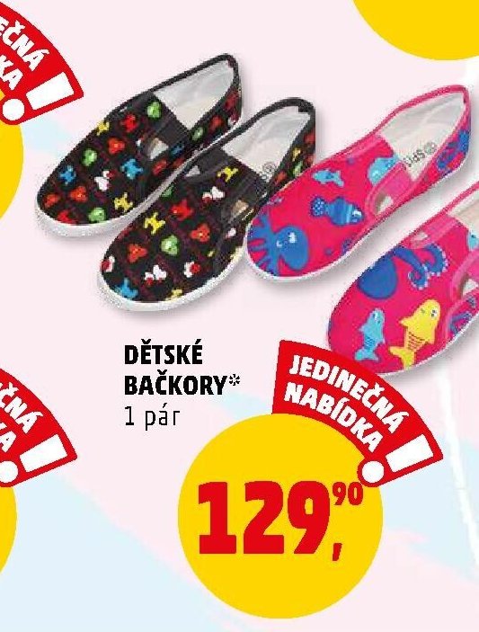DĚTSKÉ BAČKORY