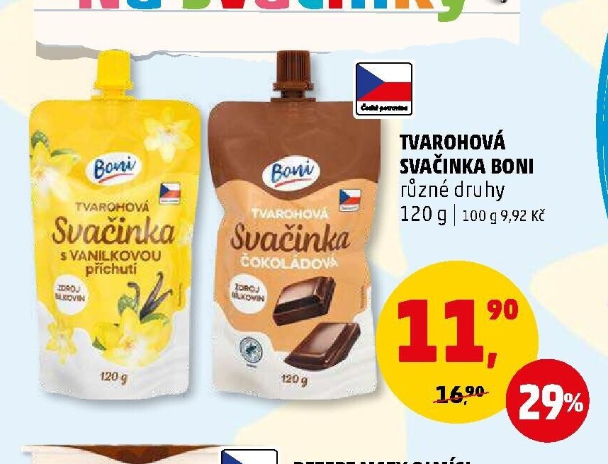 Tvarohová svačinka Boni