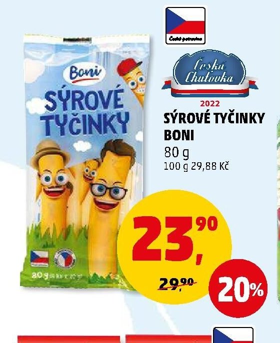 Sýrové tyčinky Boni