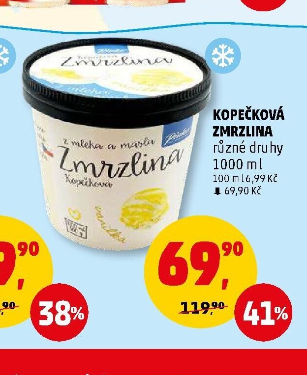 Kopečková zmrzlina