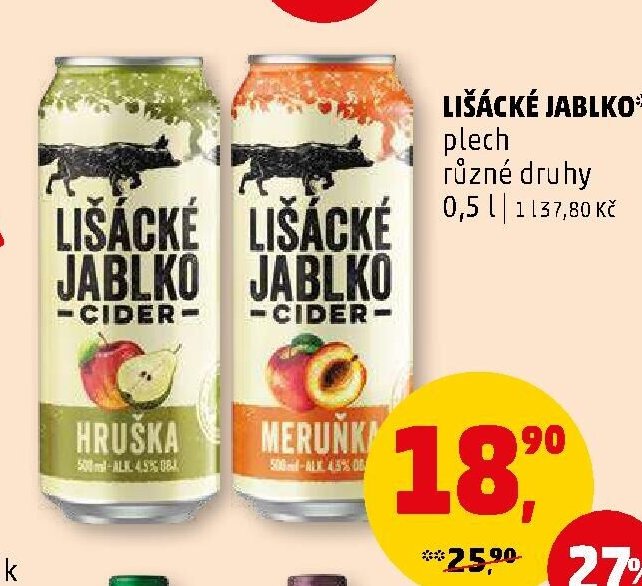 Lišácké jablko 0,5 l