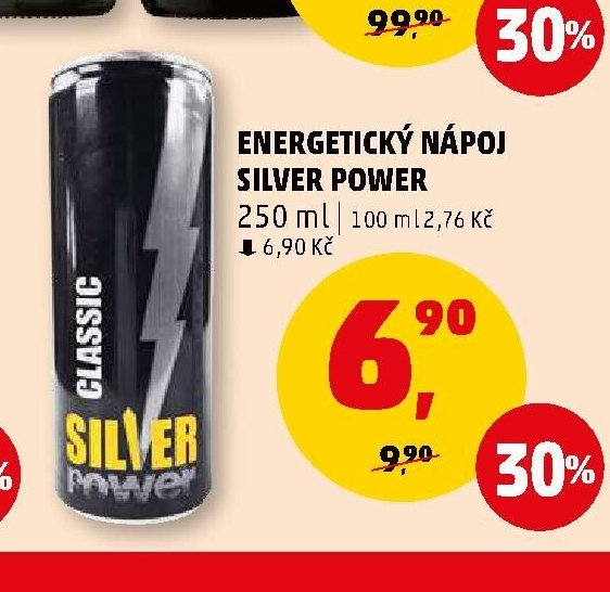 Energetický nápoj Silver Power 250 ml
