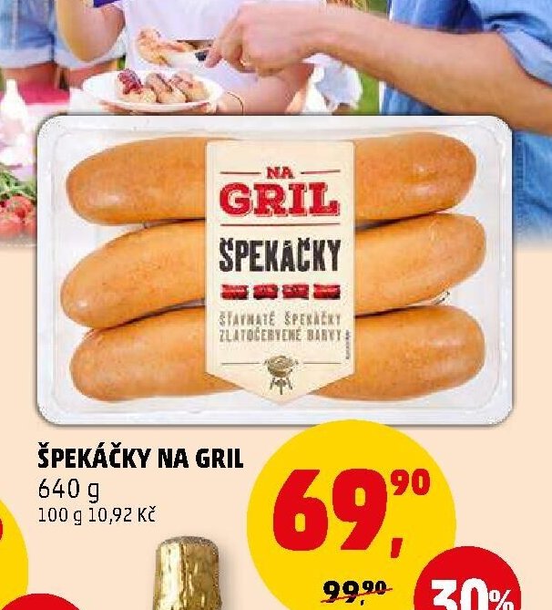 Špekáčky na gril 640 g