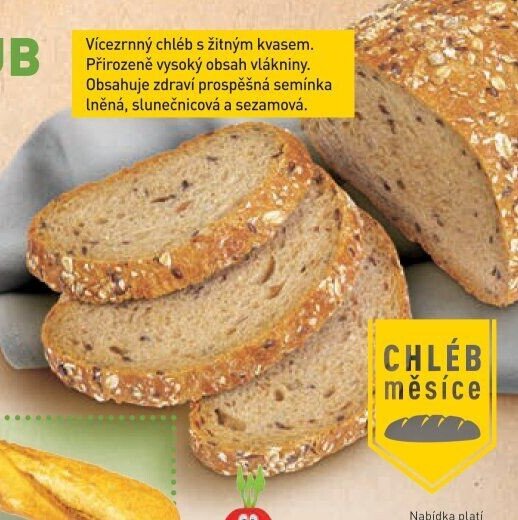 Vícezrnný chléb