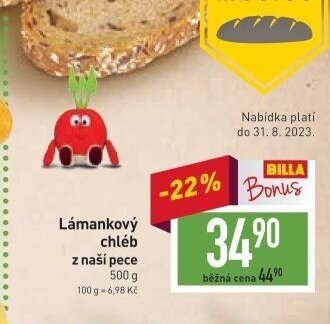 Lámankový chléb z naší pece