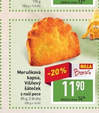 Meruňková kapsa, Višňový šáteček z naší pece
