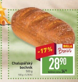 Chalupářský bochník z naší pece