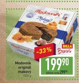 Medovník originál makový