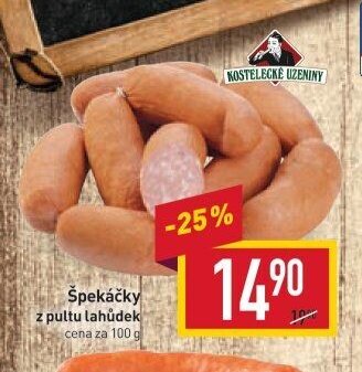 Špekáčky z pultu lahůdek