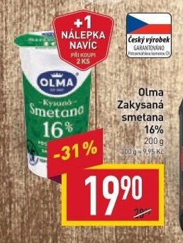 Olma Zakysaná smetana 16%