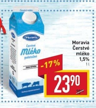 Moravia Čerstvé mléko 1,5%