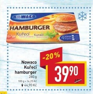 Nowaco Kuřecí hamburger