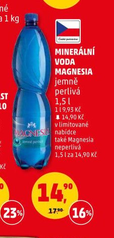 MINERÁLNÍ VODA MAGNESIA