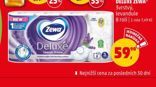 TOALETNÍ PAPÍR DELUXE ZEWA