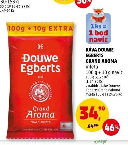 KÁVA DOUWE EGBERTS GRAND AROMA