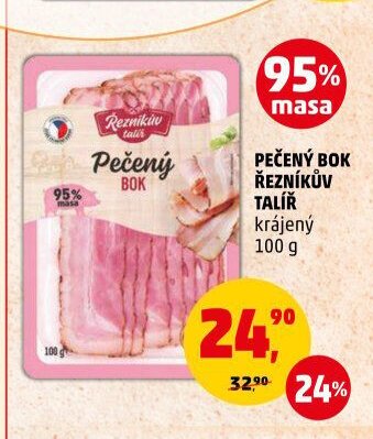 PEČENÝ BOK ŘEZNÍKŮV TALÍŘ krájený