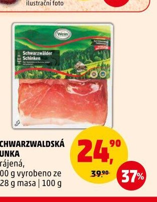 SCHWARZWALDSKÁ ŠUNKA krájená