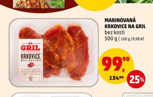 Marinovaná krkovice na gril