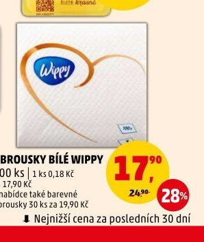 Ubrousky bílé Wippy
