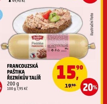 FRANCOUZSKÁ PAŠTIKA ŘEZNÍKŮV TALÍŘ