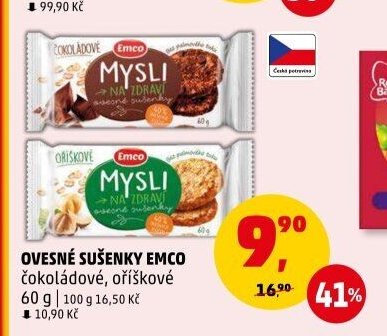Ovesné sušenky Emco