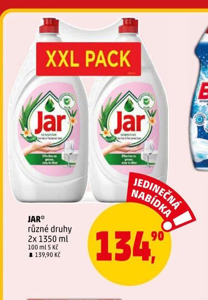 JAR různé druhy 2x 1350 ml