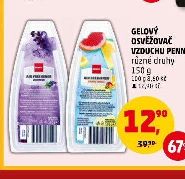 GELOVÝ OSVĚŽOVAČ VZDUCHU PENNY různé druhy 150 g