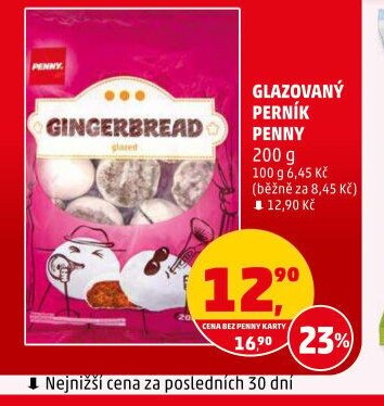Glazovaný perník Penny