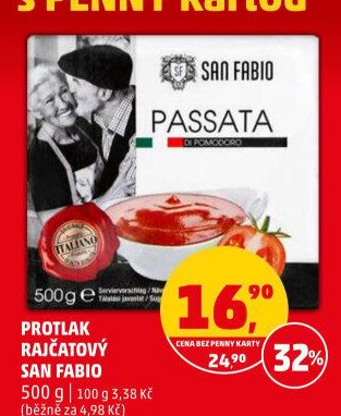 Protlak rajčatový San Fabio