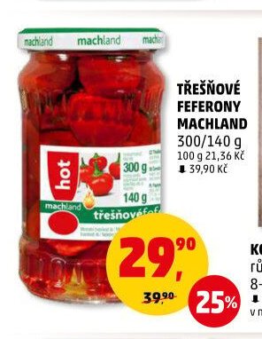Třešňové feferony Machland