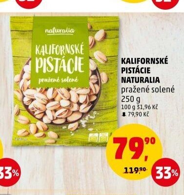 Kalifornské pistácie Naturalia