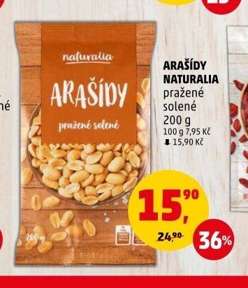 Arašídy Naturalia