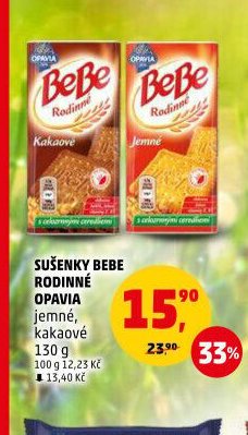 Sušenky Bebe Rodinné Opavia