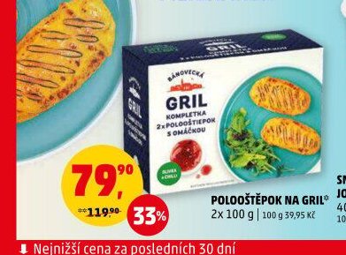 Polooštěpok na gril