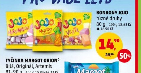 Bonbony Jojo různé druhy