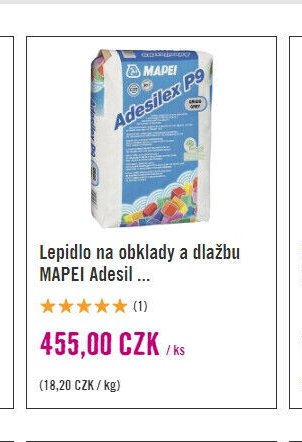Lepidlo na obklady a dlažbu MAPEI Adesilex P9 - Hornbach akcniletaky.com