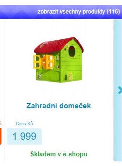 Zahradní domeček