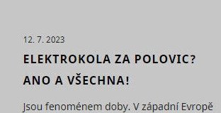 Elektrokola za polovic? - Mountfield akcniletaky.com
