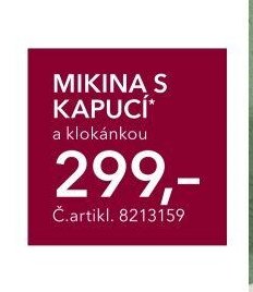 MIKINA S KAPUCÍ