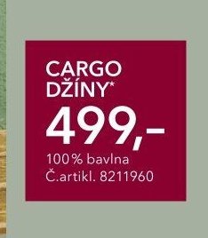 CARGO DŽÍNY