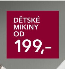 DĚTSKÉ MIKINY