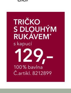 TRIČKO S DLOUHÝM RUKÁVEM