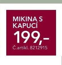 MIKINA S KAPUCÍ