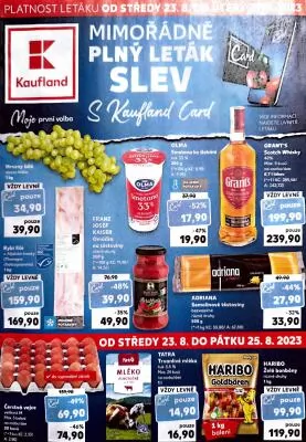 akční leták Kaufland 23.8.2023-29.8.2023