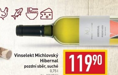 Víno Hibernal Vinselekt Michlovský - pozdní sběr